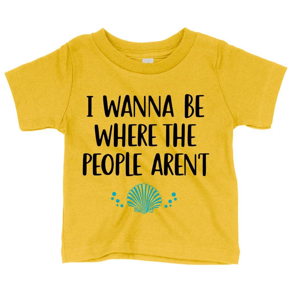 Baby I Wanna Be Where the People Aren’t Humorous T-Shirt – Awesome Tee Shirt Baby Clothing Kids & Baby Baby I Wanna Be Where the People Aren't Humorous T-Shirt - Awesome Tee Shirt Baby Clothing Kids & Baby Color : White|Navy|Yellow