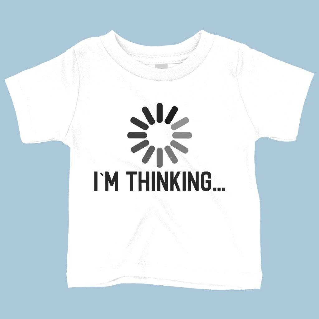 Baby I’m Thinking Funny Graphic T-Shirt – T-Shirt Fun Baby Clothing Kids & Baby Baby I'm Thinking Funny Graphic T-Shirt - T-Shirt Fun Baby Clothing Kids & Baby Color : White|Navy|Yellow