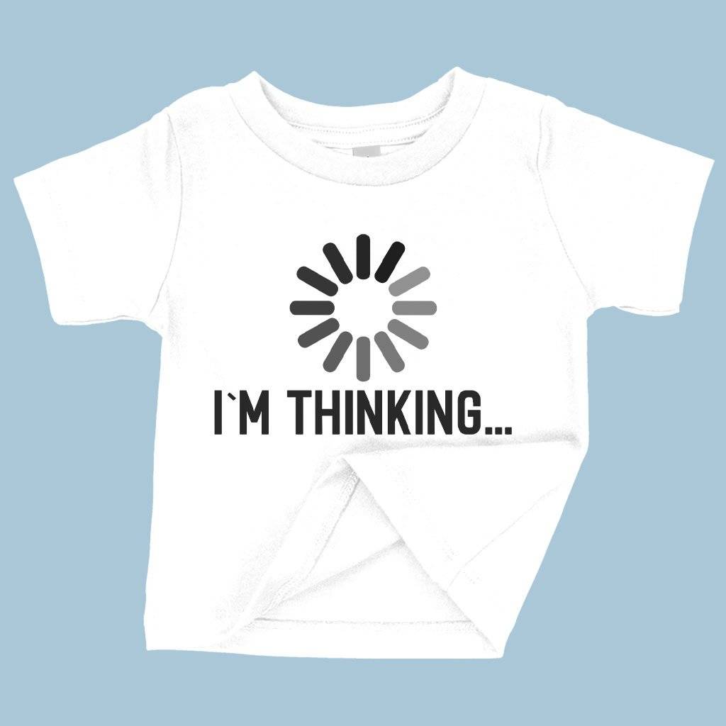 Baby I’m Thinking Funny Graphic T-Shirt – T-Shirt Fun Baby Clothing Kids & Baby Baby I'm Thinking Funny Graphic T-Shirt - T-Shirt Fun Baby Clothing Kids & Baby Color : White|Navy|Yellow