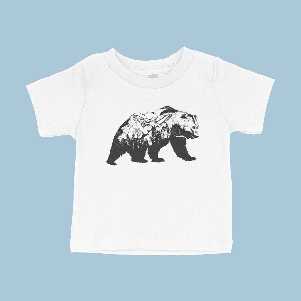 Baby Mountain Bear T-Shirt Baby Clothing Kids & Baby Baby Mountain Bear T-Shirt Baby Clothing Kids & Baby Color : White|Athletic Heather|Yellow