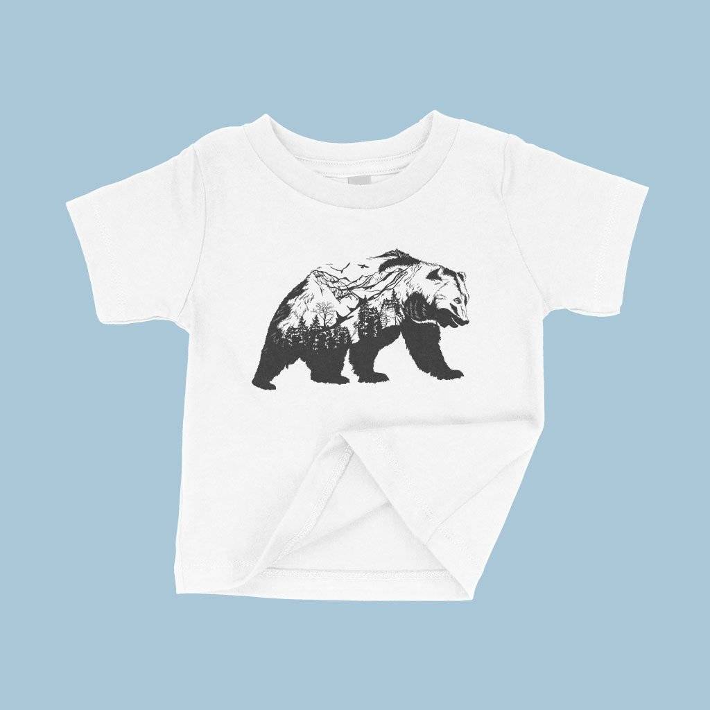 Baby Mountain Bear T-Shirt Baby Clothing Kids & Baby Baby Mountain Bear T-Shirt Baby Clothing Kids & Baby Color : White|Athletic Heather|Yellow