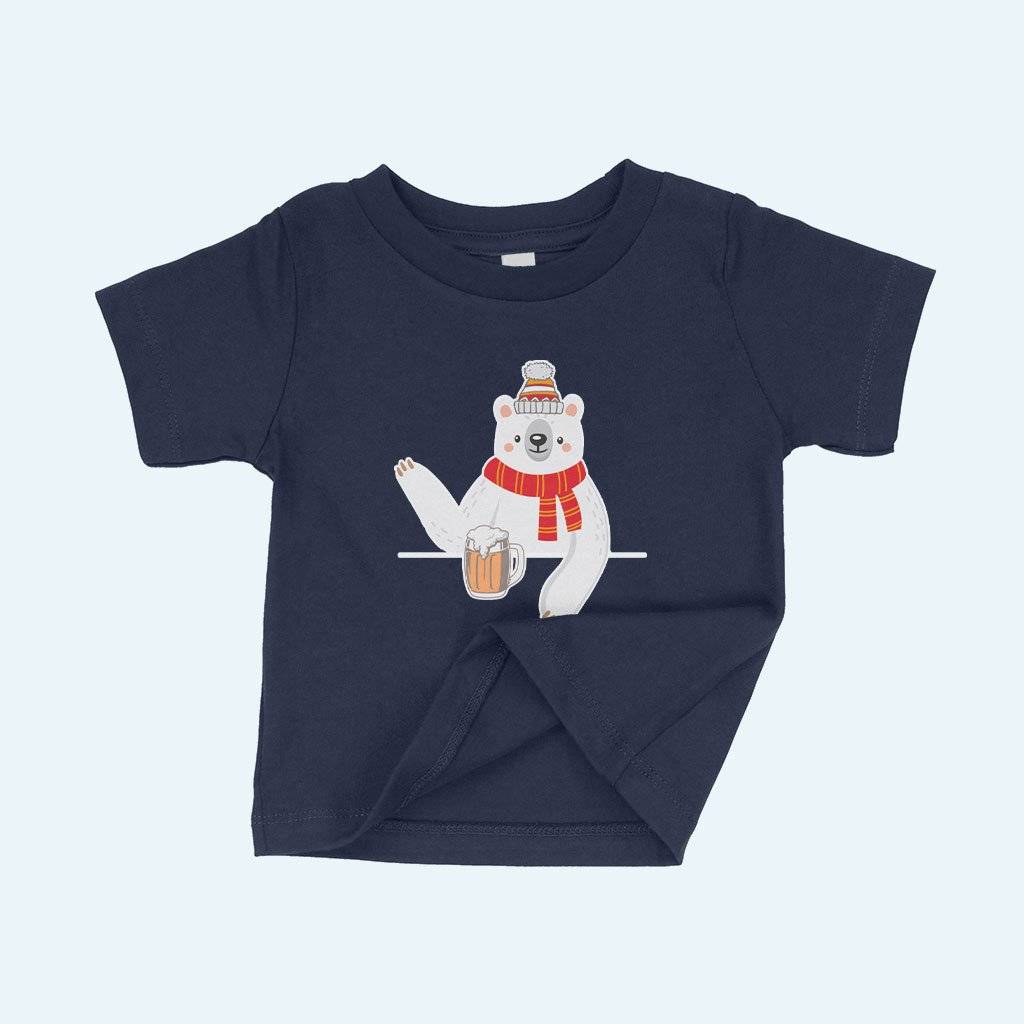 Baby Polar Bear T-Shirt Baby Clothing Kids & Baby Baby Polar Bear T-Shirt Baby Clothing Kids & Baby Color : White|Navy|Yellow