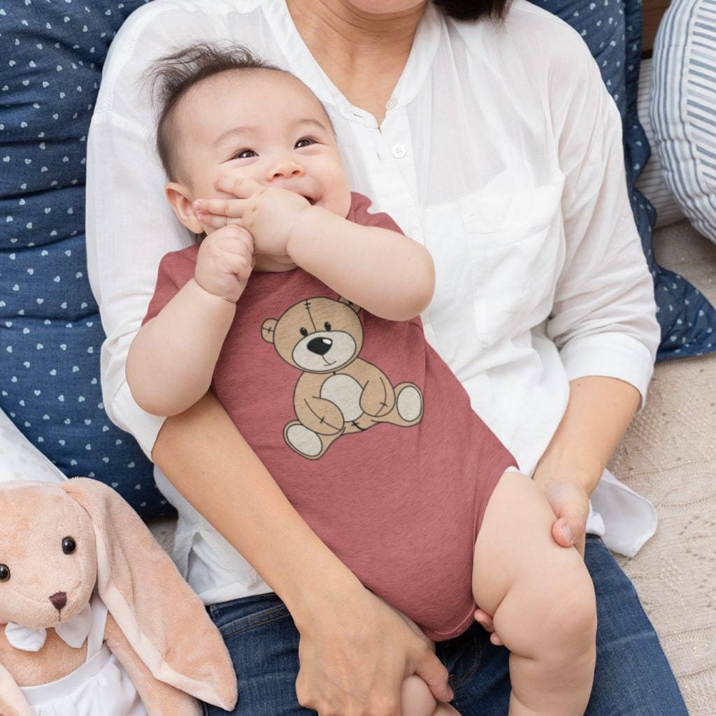 Baby Triblend Cute Bear Onesie Baby Clothing Kids & Baby Baby Triblend Cute Bear Onesie Baby Clothing Kids & Baby Color : Gray Triblend|Ice Blue Triblend|Mauve Triblend