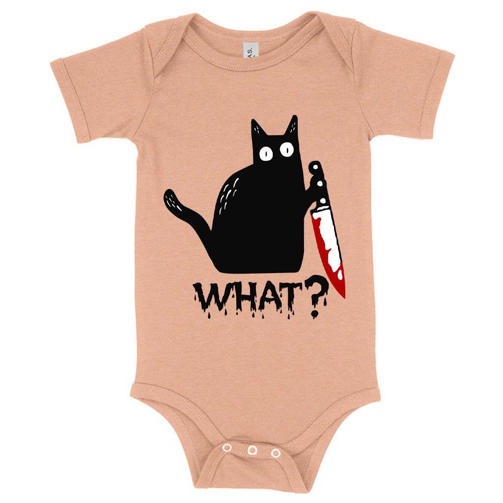 Baby What Funny Cat Onesie – Awesome Cat Onesie Baby Clothing Kids & Baby Baby What Funny Cat Onesie - Awesome Cat Onesie Baby Clothing Kids & Baby Color : Peach Triblend|Ice Blue Triblend|Mauve Triblend