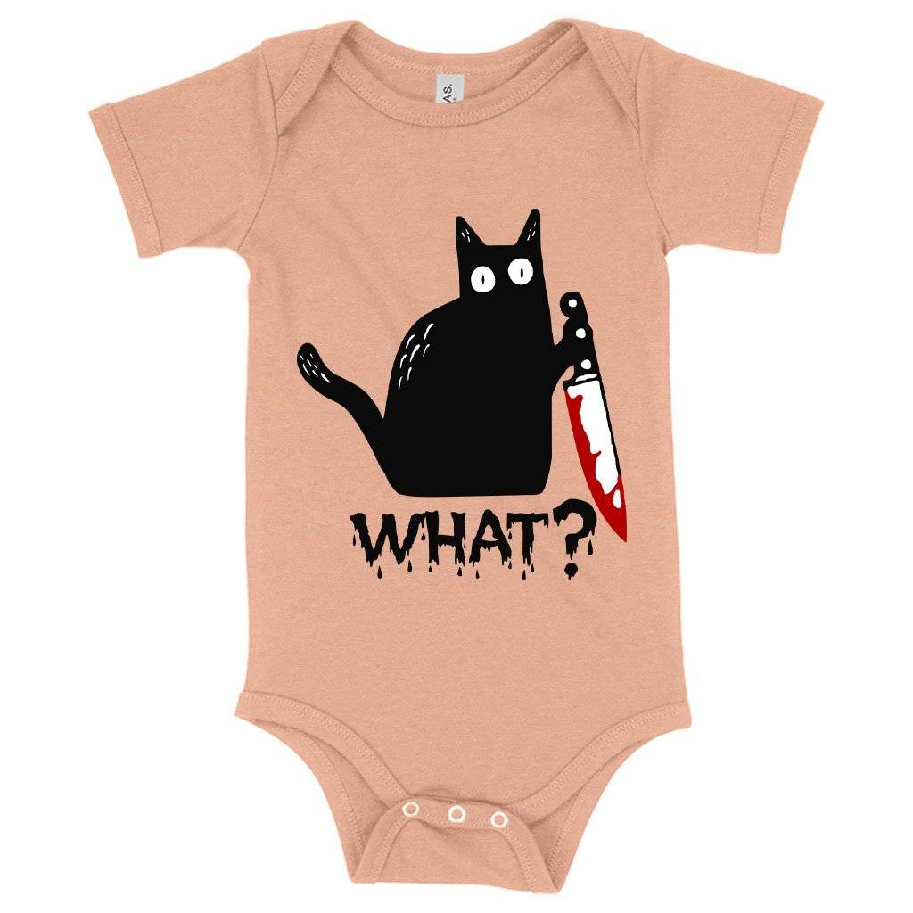 Baby What Funny Cat Onesie – Awesome Cat Onesie Baby Clothing Kids & Baby Baby What Funny Cat Onesie - Awesome Cat Onesie Baby Clothing Kids & Baby Color : Peach Triblend|Ice Blue Triblend|Mauve Triblend