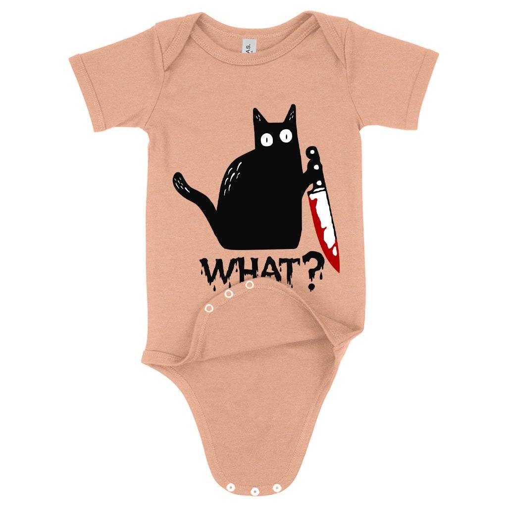 Baby What Funny Cat Onesie – Awesome Cat Onesie Baby Clothing Kids & Baby Baby What Funny Cat Onesie - Awesome Cat Onesie Baby Clothing Kids & Baby Color : Peach Triblend|Ice Blue Triblend|Mauve Triblend