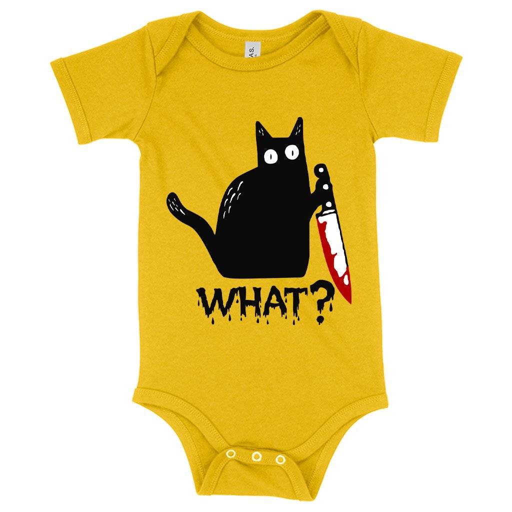 Baby What Funny Cat Onesie – Funny Onesie for Kids Baby Clothing Kids & Baby Baby What Funny Cat Onesie - Funny Onesie for Kids Baby Clothing Kids & Baby Color : Heather Dust|Heather Columbia Blue|Yellow