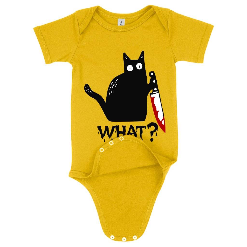Baby What Funny Cat Onesie – Funny Onesie for Kids Baby Clothing Kids & Baby Baby What Funny Cat Onesie - Funny Onesie for Kids Baby Clothing Kids & Baby Color : Heather Dust|Heather Columbia Blue|Yellow
