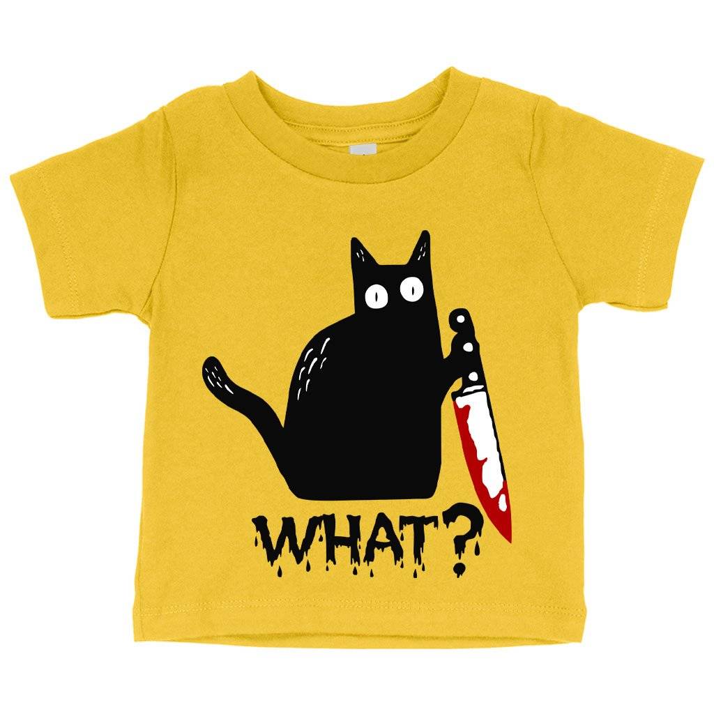 Baby What Funny Cat T-Shirt – Awesome Cat T-Shirt Baby Clothing Kids & Baby Baby What Funny Cat T-Shirt - Awesome Cat T-Shirt Baby Clothing Kids & Baby Color : White|Navy|Yellow