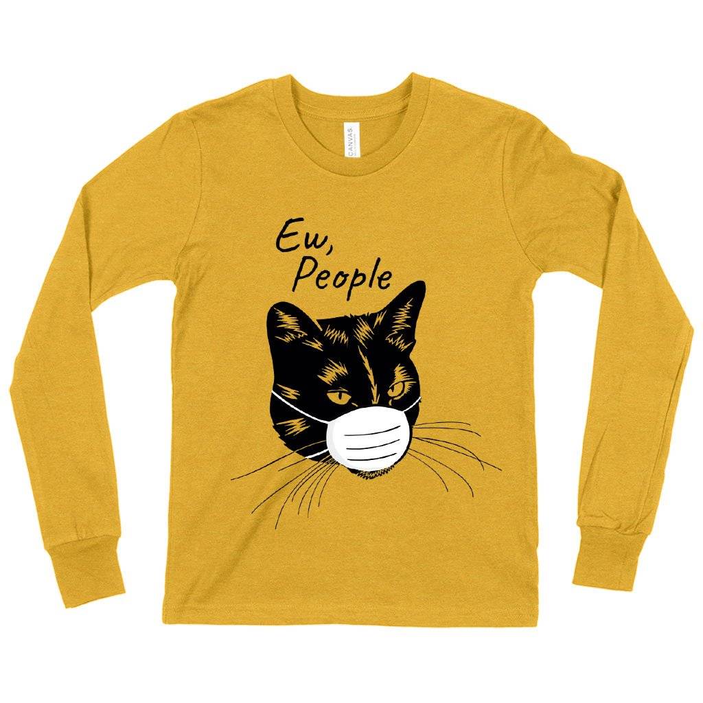 Ew People Kids’ Long Sleeve Funny T-Shirt – Funny Black Cat T-Shirt Kids & Baby Kids’ Clothing Ew People Kids' Long Sleeve Funny T-Shirt - Funny Black Cat T-Shirt Kids & Baby Kids' Clothing Color : White|Black|Heather Yellow Gold