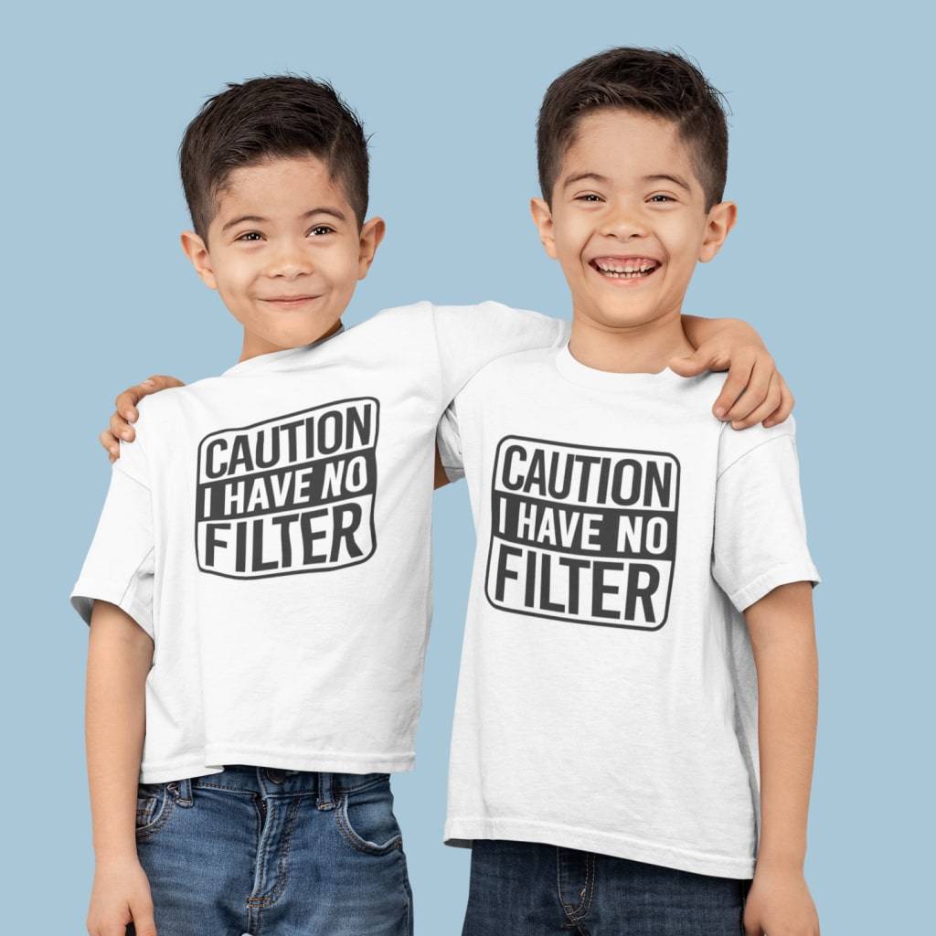 I Have No Filter Kids’ Jersey T-Shirt Kids & Baby Kids’ Clothing I Have No Filter Kids' Jersey T-Shirt Kids & Baby Kids' Clothing Color : White|Black|Natural|Columbia Blue|Heather Red|Pink|Mustard