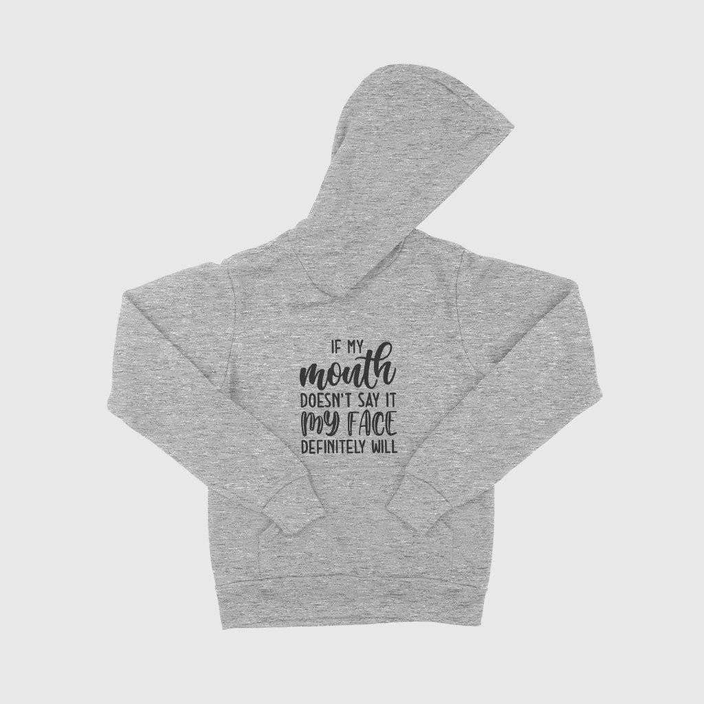 If My Mouth Doesn’t Say It Kids’ Sponge Fleece Hoodie Kids & Baby Kids’ Clothing If My Mouth Doesn't Say It Kids' Sponge Fleece Hoodie Kids & Baby Kids' Clothing Color : Athletic Heather|Dark Gray Heather|Black|Military Green|Mauve