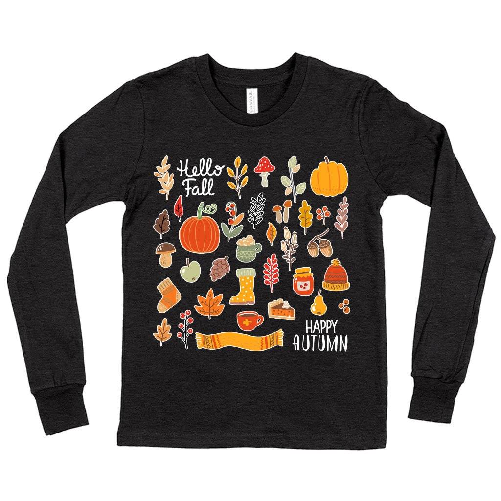 Kids’ Autumn Long Sleeve T-Shirt – Fall Themed T-Shirts Kids & Baby Kids’ Clothing Kids' Autumn Long Sleeve T-Shirt - Fall Themed T-Shirts Kids & Baby Kids' Clothing Color : Heather Yellow Gold|Dark Gray Heather|White