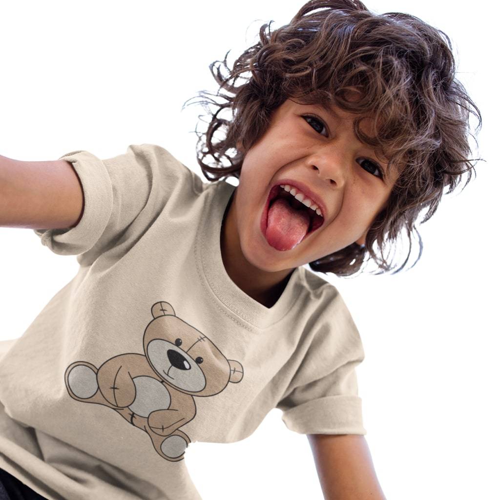 Kids’ Cute Bear T-Shirt Kids & Baby Kids’ Clothing Kids' Cute Bear T-Shirt Kids & Baby Kids' Clothing Color : White|Natural|Columbia Blue