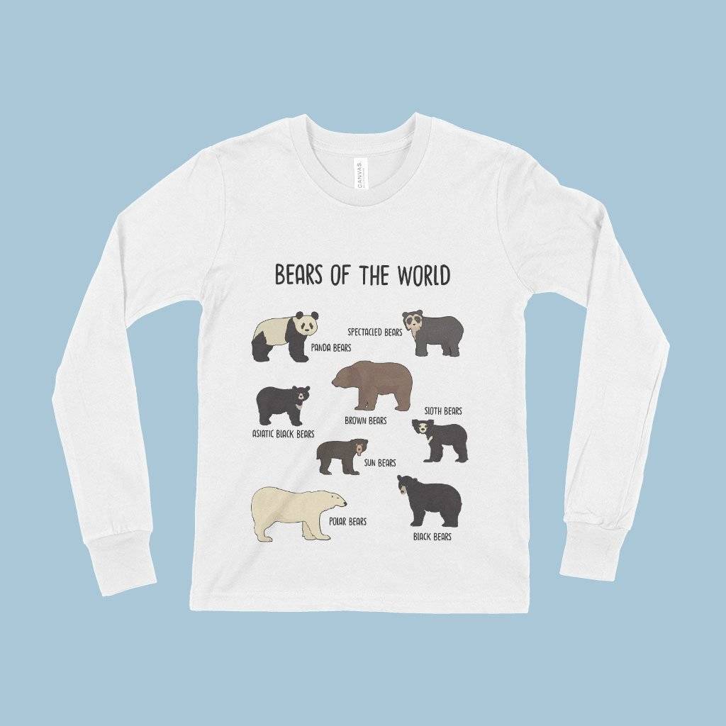 Kids’ Long Sleeve Bears of the World T-Shirt Kids & Baby Kids’ Clothing Kids' Long Sleeve Bears of the World T-Shirt Kids & Baby Kids' Clothing Color : White|Gray Triblend|Heather Yellow Gold