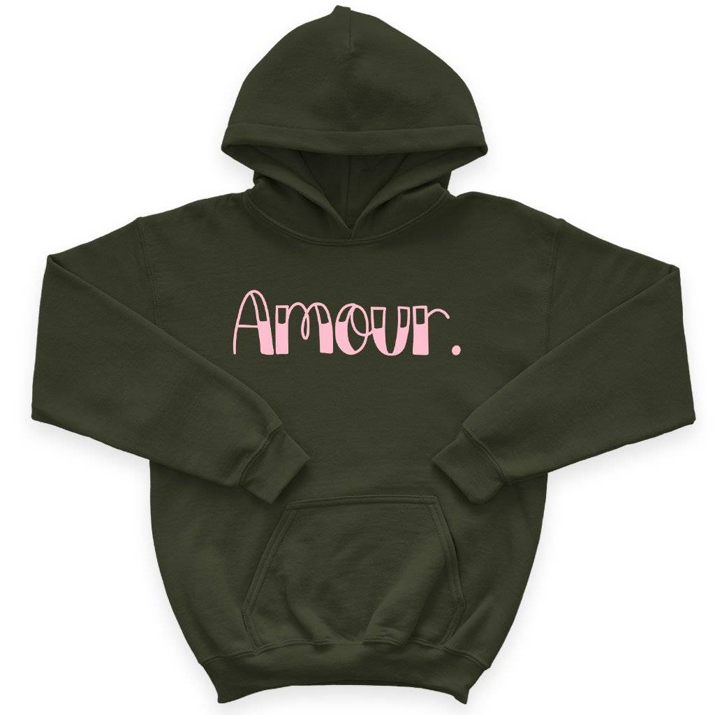 Kids’ Sponge Fleece Amour Hoodie – Love Hoodie Kids & Baby Kids’ Clothing Kids' Sponge Fleece Amour Hoodie - Love Hoodie Kids & Baby Kids' Clothing Color : Mauve|Dark Gray Heather|Military Green