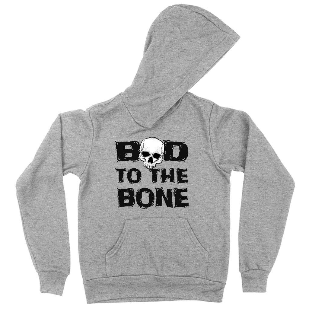 Kids' Sponge Fleece Bad to the Bone Hoodie - Grapic Hoodies Kids & Baby Kids' Clothing Color : Military Green|Athletic Heather|Black 