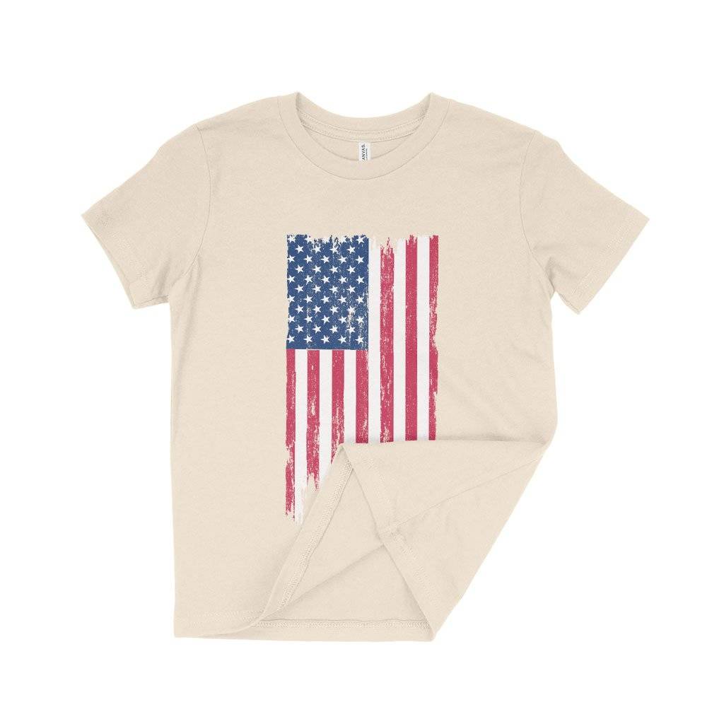 Kids’ USA Flag T-Shirt Kids & Baby Kids’ Clothing Kids' USA Flag T-Shirt Kids & Baby Kids' Clothing Color : Natural|White|Black