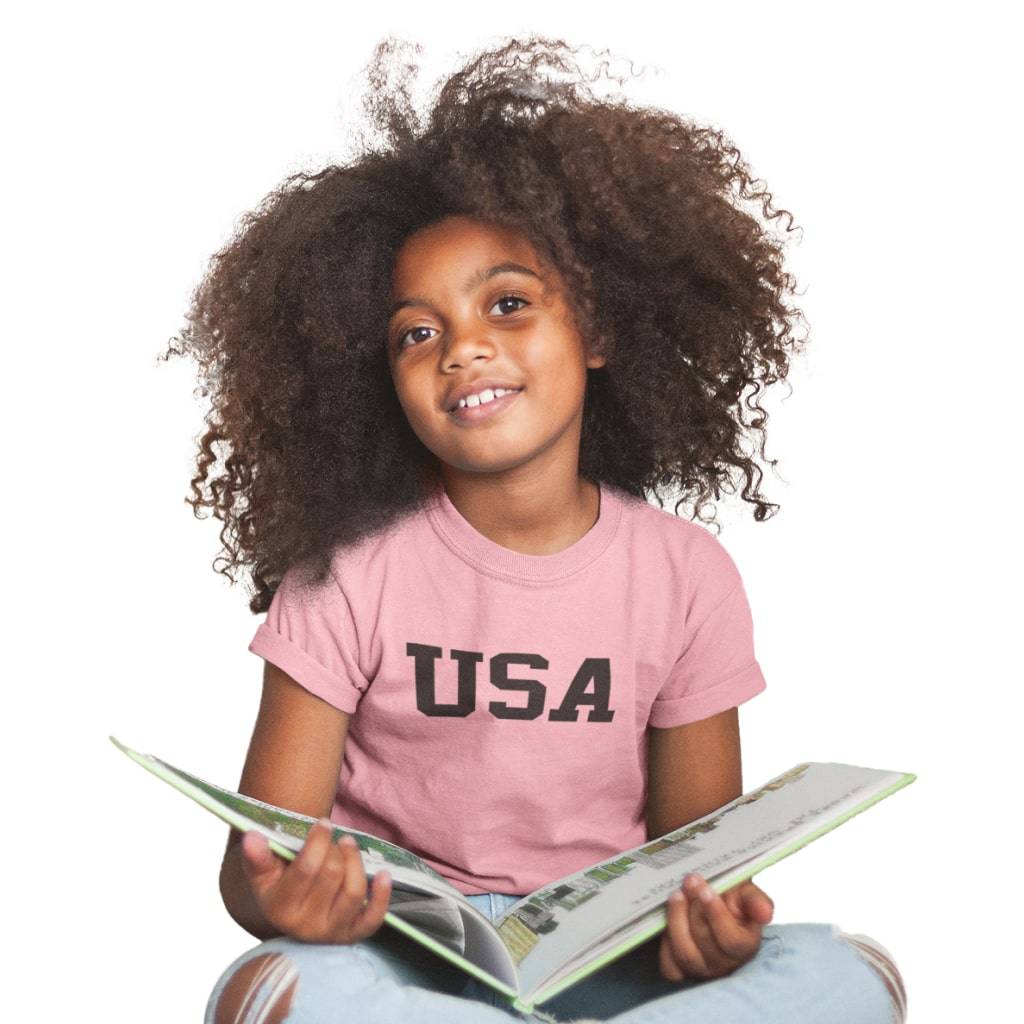 Kids’ USA Tee Shirt Kids & Baby Kids’ Clothing Kids' USA Tee Shirt Kids & Baby Kids' Clothing Color : Pink|Heather Red|Columbia Blue