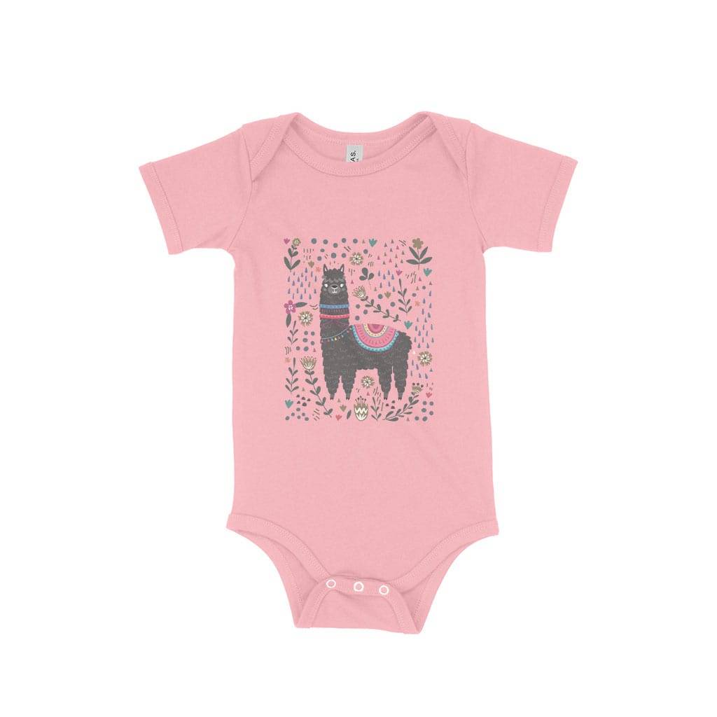 Llama Baby Jersey One-Piece Baby Clothing Kids & Baby Llama Baby Jersey One-Piece Baby Clothing Kids & Baby Color : White|Heather Dust|Pink|Yellow|Heather Columbia Blue