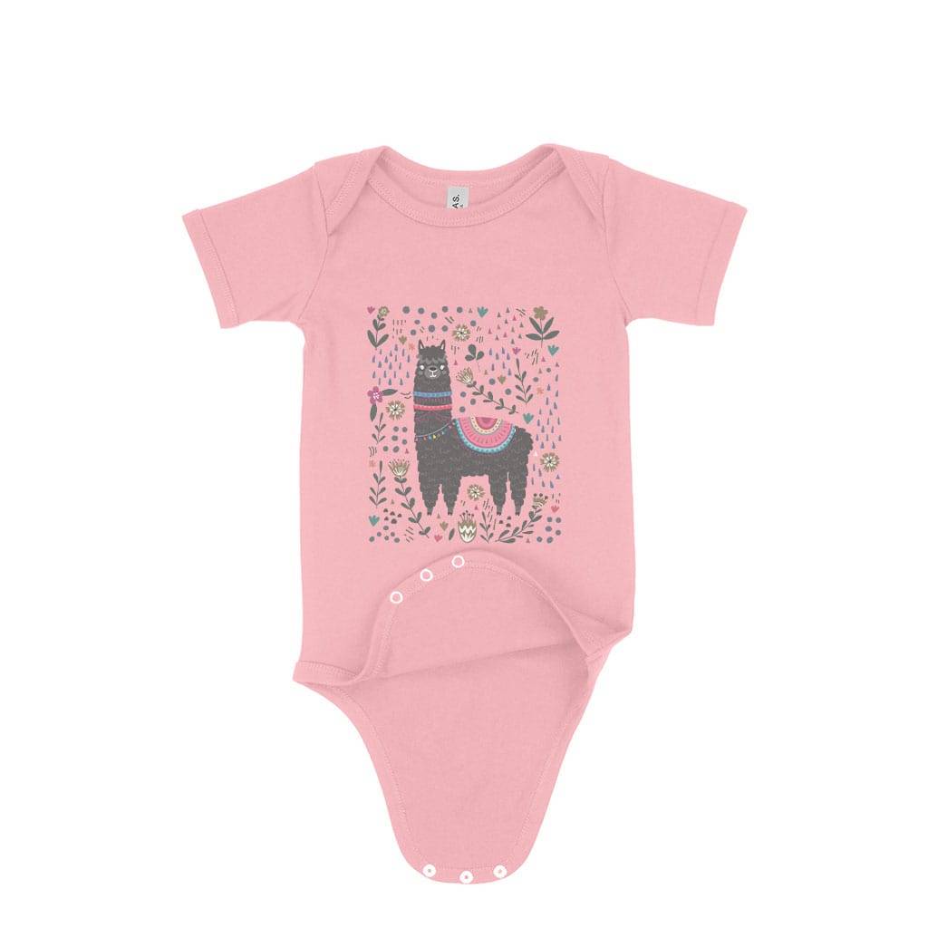 Llama Baby Jersey One-Piece Baby Clothing Kids & Baby Llama Baby Jersey One-Piece Baby Clothing Kids & Baby Color : White|Heather Dust|Pink|Yellow|Heather Columbia Blue