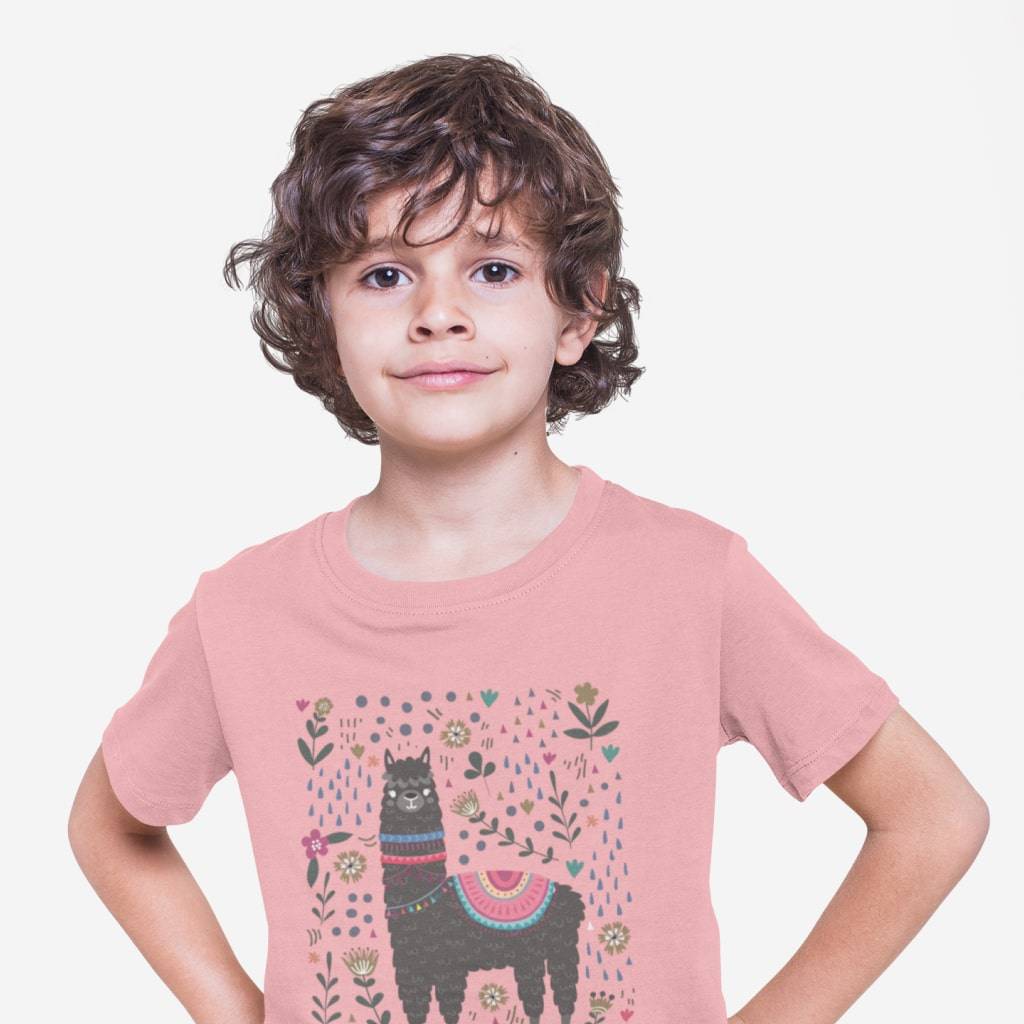 Llama Kids’ Jersey T-Shirt Kids & Baby Kids’ Clothing Llama Kids' Jersey T-Shirt Kids & Baby Kids' Clothing Color : White|Natural|Columbia Blue|Pink|Mustard