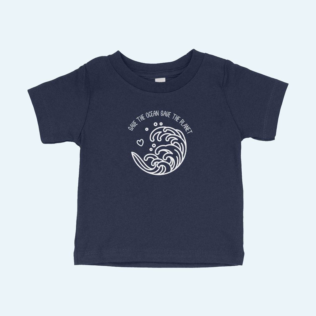 Save The Ocean Baby Jersey T-Shirt Baby Clothing Kids & Baby Save The Ocean Baby Jersey T-Shirt Baby Clothing Kids & Baby Color : White|Navy|Heather Columbia Blue|Pink