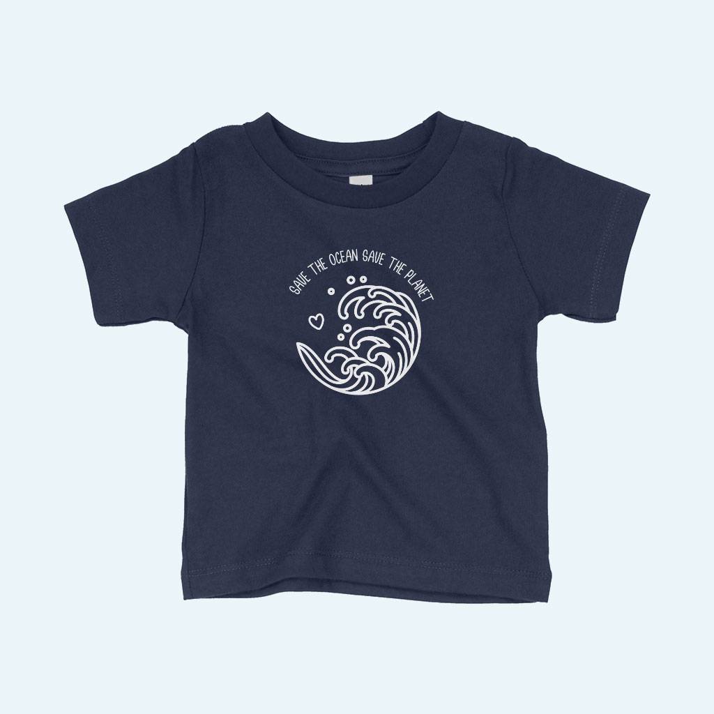 Save The Ocean Baby Jersey T-Shirt Baby Clothing Kids & Baby Save The Ocean Baby Jersey T-Shirt Baby Clothing Kids & Baby Color : White|Navy|Heather Columbia Blue|Pink