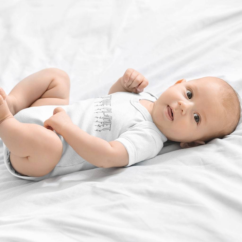 Save the Planet Baby Jersey One-Piece Baby Clothing Kids & Baby Save the Planet Baby Jersey One-Piece Baby Clothing Kids & Baby Color : White|Heather Dust|Yellow|Heather Columbia Blue