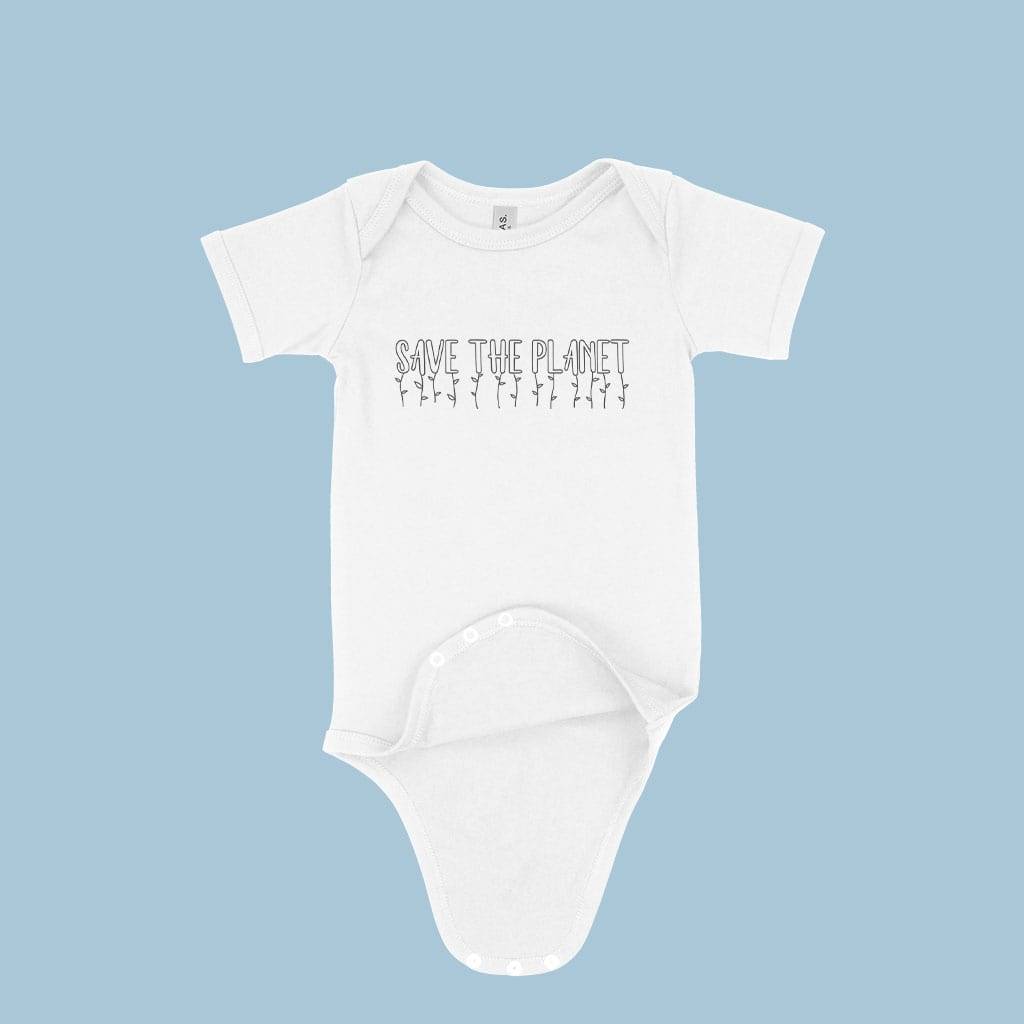 Save the Planet Baby Jersey One-Piece Baby Clothing Kids & Baby Save the Planet Baby Jersey One-Piece Baby Clothing Kids & Baby Color : White|Heather Dust|Yellow|Heather Columbia Blue