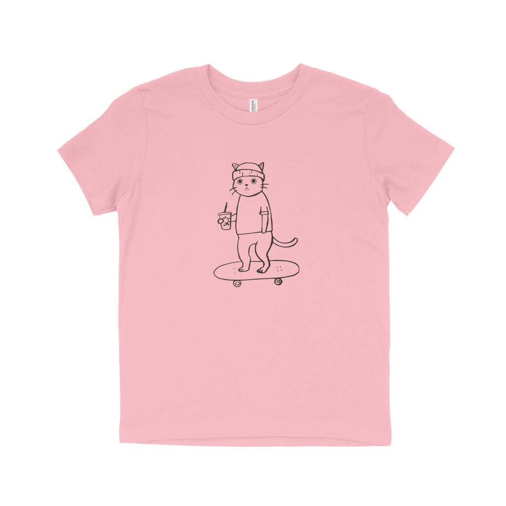 Skateboarding Cat Kids’ Jersey T-Shirt Kids & Baby Kids’ Clothing Skateboarding Cat Kids' Jersey T-Shirt Kids & Baby Kids' Clothing Color : White|Natural|Columbia Blue|Pink|Mustard