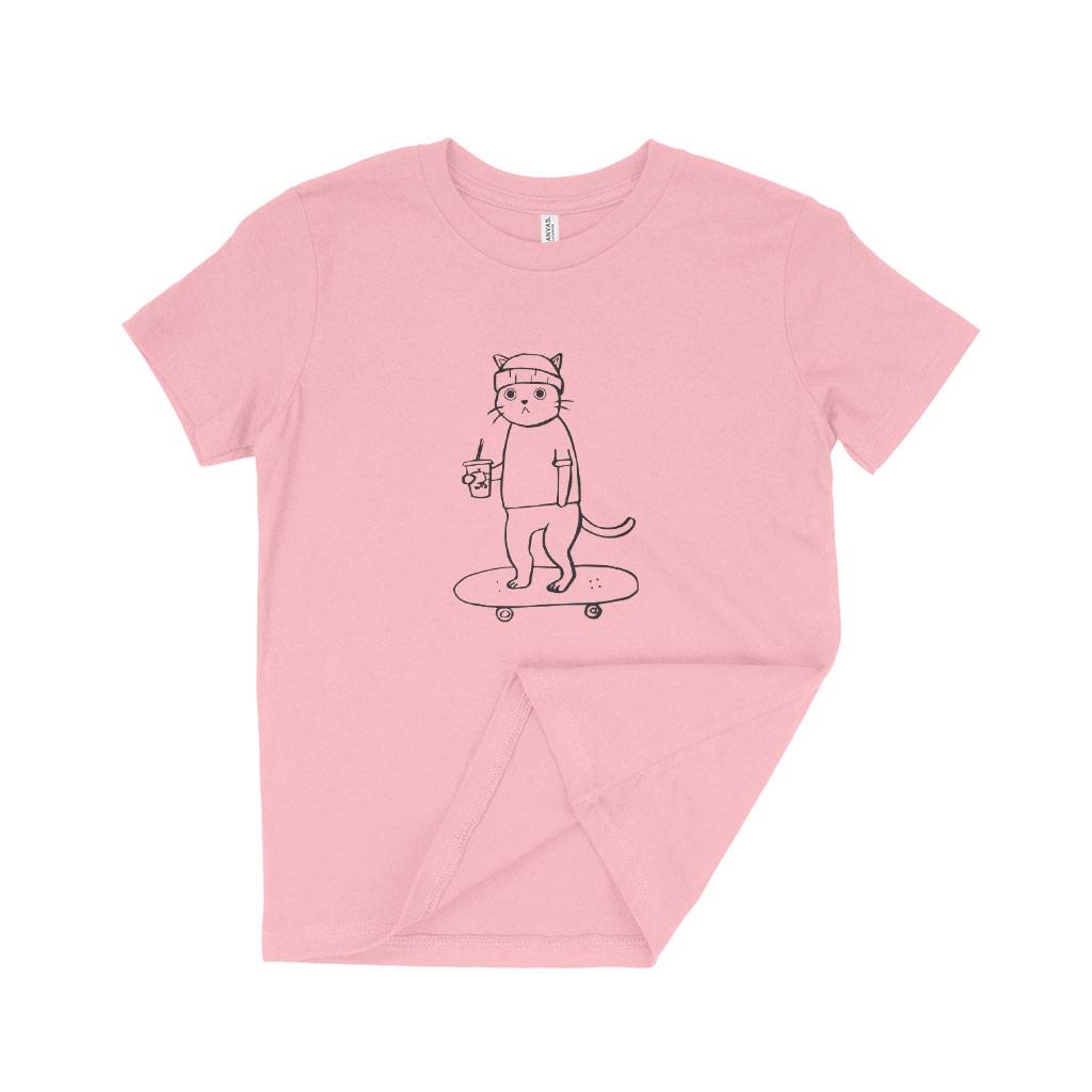 Skateboarding Cat Kids’ Jersey T-Shirt Kids & Baby Kids’ Clothing Skateboarding Cat Kids' Jersey T-Shirt Kids & Baby Kids' Clothing Color : White|Natural|Columbia Blue|Pink|Mustard