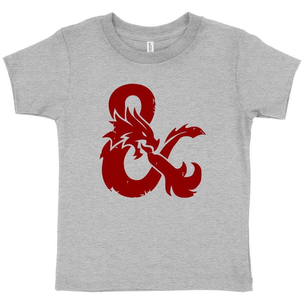 Toddler Dragon Ampersand T-Shirt Kids & Baby Toddler Clothing Toddler Dragon Ampersand T-Shirt Kids & Baby Toddler Clothing Color : Athletic Heather|Heather Red|Heather Columbia Blue