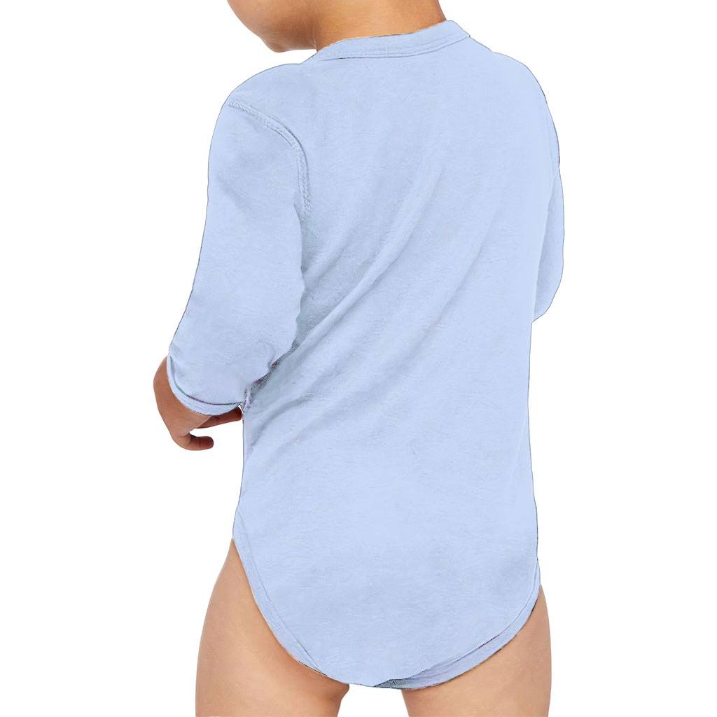 Best Quote Baby Long Sleeve Onesie - Themed Baby Long Sleeve Bodysuit - Cool Design Baby One-Piece Baby Clothing Onesies Color : Black|Heather|Light Blue|White 