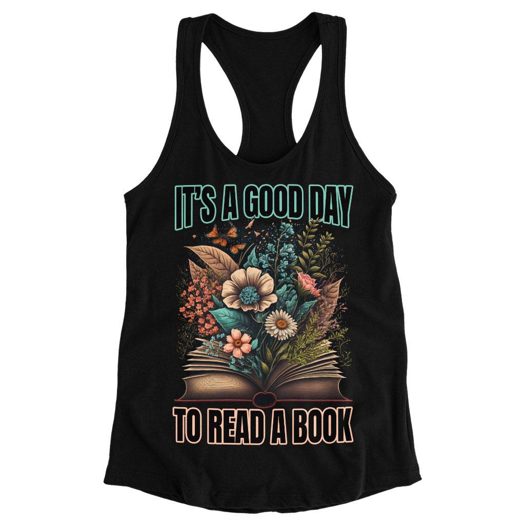 Book Lover Racerback Tank – Flower Design Tank – Themed Workout Tank Women Women’s Tops & Tees Book Lover Racerback Tank - Flower Design Tank - Themed Workout Tank Women Women's Tops & Tees Color : Black|Gray|White