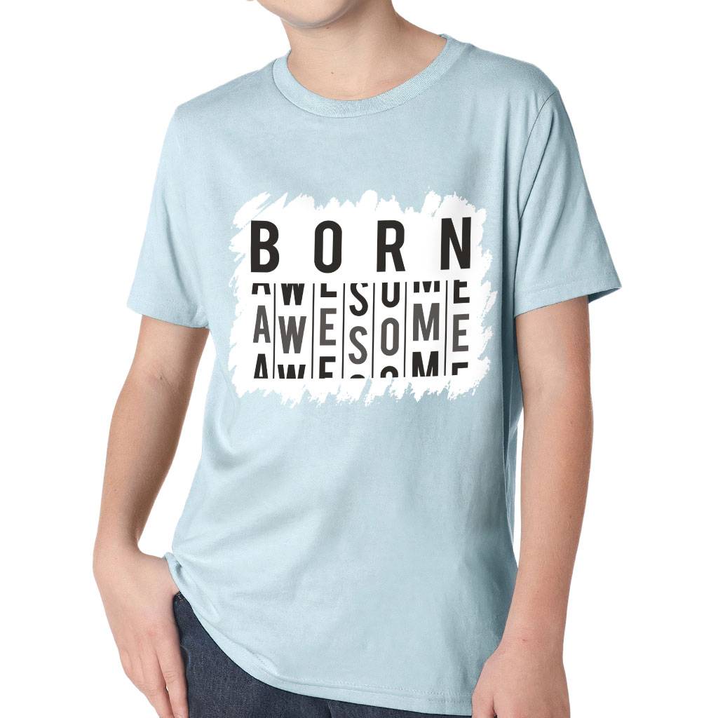 Born to Be Awesome Kids’ Classic Fit T-Shirt – Funny T-Shirt – Best Design Classic Fit Tee Kids’ Clothing Born to Be Awesome Kids' Classic Fit T-Shirt - Funny T-Shirt - Best Design Classic Fit Tee Kids' Clothing Color : Heavy Metal|Light Blue|Midnight Navy|White
