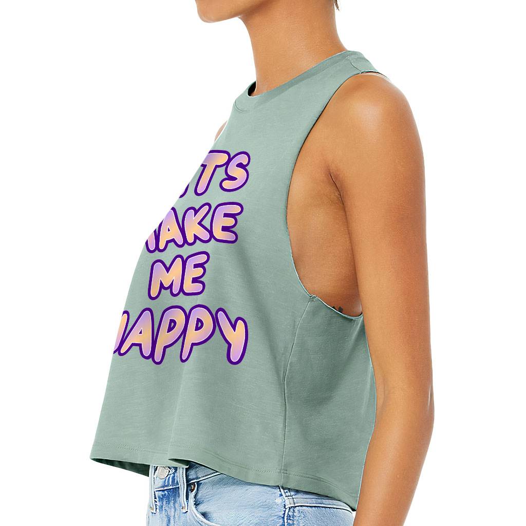 Cats Make Me Happy Racerback Cropped Tank – Cute Women’s Tank – Best Design Tank Top Best Sellers Women’s Tops & Tees Cats Make Me Happy Racerback Cropped Tank - Cute Women's Tank - Best Design Tank Top Best Sellers Women's Tops & Tees Color : Athletic Heather|Black|Heather Dusty Blue|White