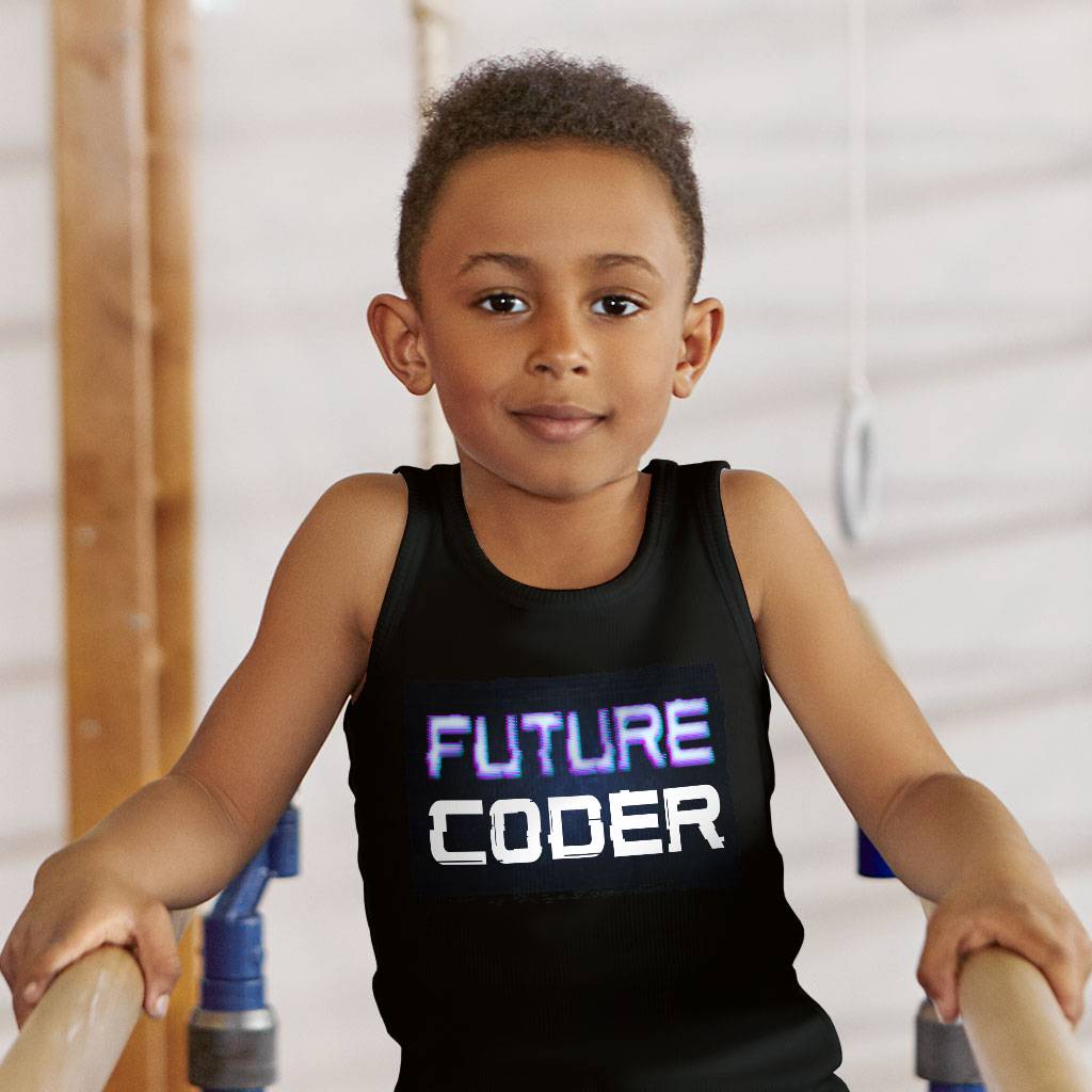 Coder Kids’ Jersey Tank – Funny Design Sleeveless T-Shirt – Graphic Kids’ Tank Top Kids’ Clothing Coder Kids' Jersey Tank - Funny Design Sleeveless T-Shirt - Graphic Kids' Tank Top Kids' Clothing Color : Athletic Heather|Black|White