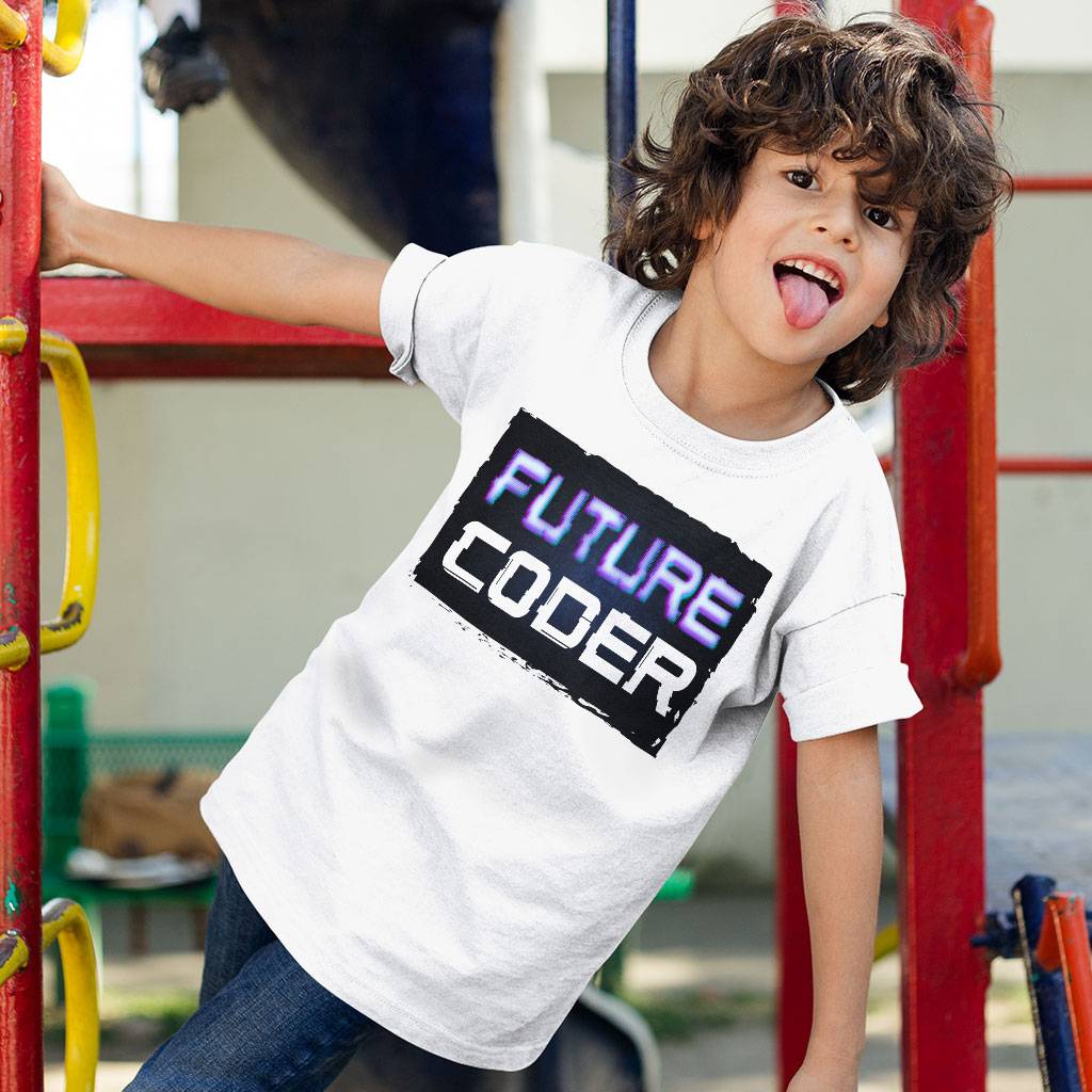 Coder Kids’ T-Shirt – Funny Design T-Shirt – Graphic Tee Shirt for Kids Kids’ Clothing Coder Kids' T-Shirt - Funny Design T-Shirt - Graphic Tee Shirt for Kids Kids' Clothing Color : Black|Natural|White