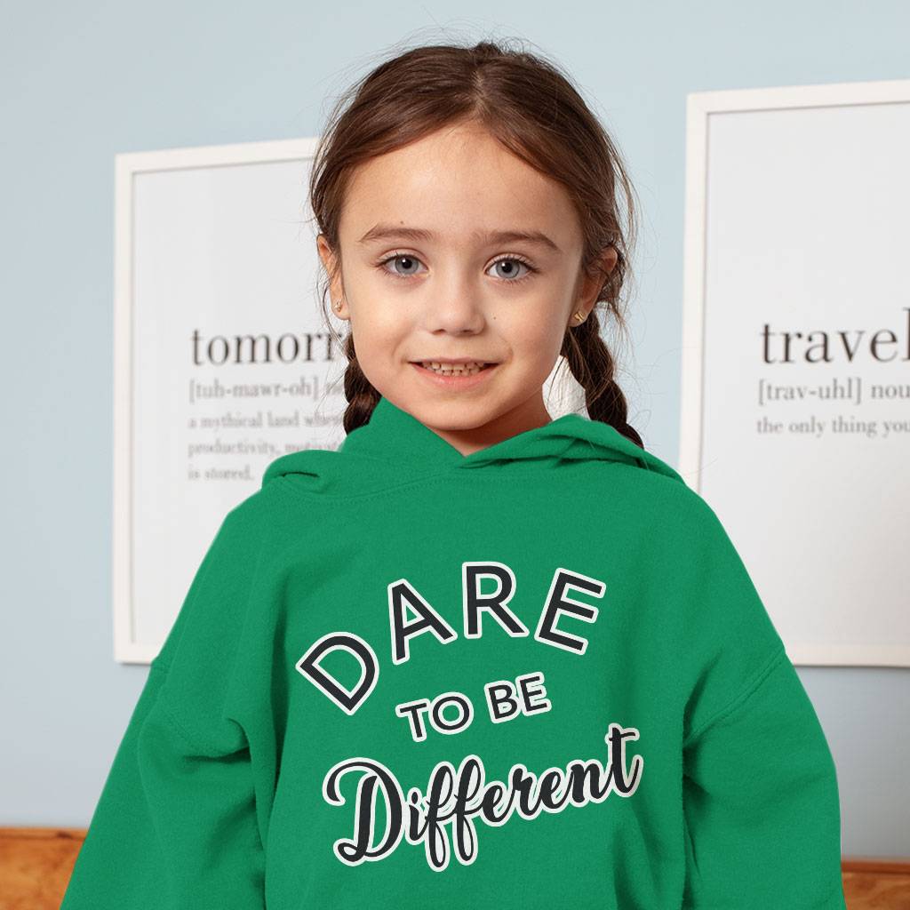 Dare to Be Different Toddler Hoodie – Cool Toddler Hooded Sweatshirt – Graphic Kids’ Hoodie Toddler Clothing Dare to Be Different Toddler Hoodie - Cool Toddler Hooded Sweatshirt - Graphic Kids' Hoodie Toddler Clothing Color : Black|Kelly|White
