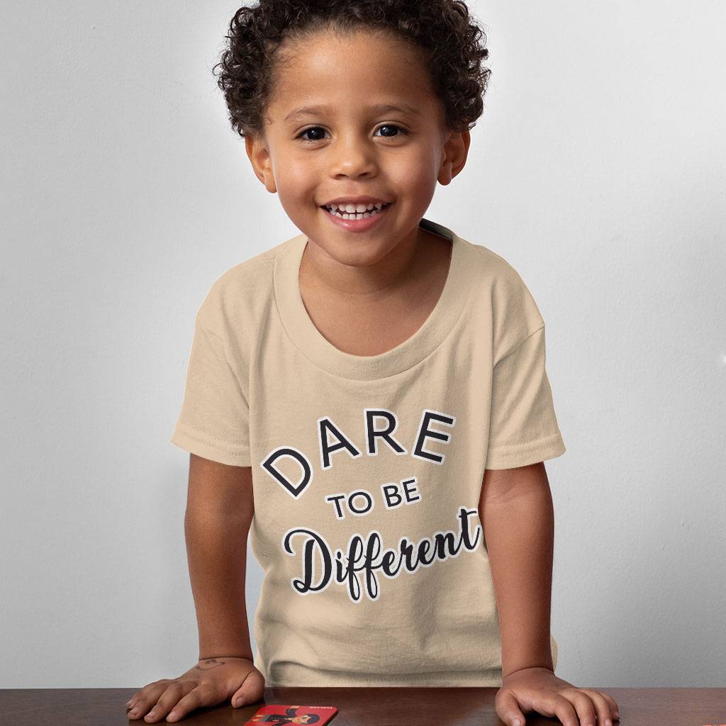 Dare to Be Different Toddler T-Shirt – Cool Kids’ T-Shirt – Graphic Tee Shirt for Toddler Toddler Clothing Dare to Be Different Toddler T-Shirt - Cool Kids' T-Shirt - Graphic Tee Shirt for Toddler Toddler Clothing Color : Athletic Heather|Heather Columbia Blue|Heather Dust