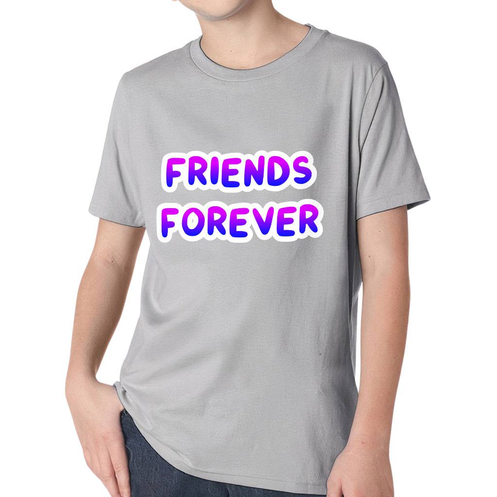 Friends Forever Kids’ Classic Fit T-Shirt – Trendy T-Shirt – Cool Design Classic Fit Tee Kids’ Clothing Friends Forever Kids' Classic Fit T-Shirt - Trendy T-Shirt - Cool Design Classic Fit Tee Kids' Clothing Color : Light Gray|Light Pink|Purple|White