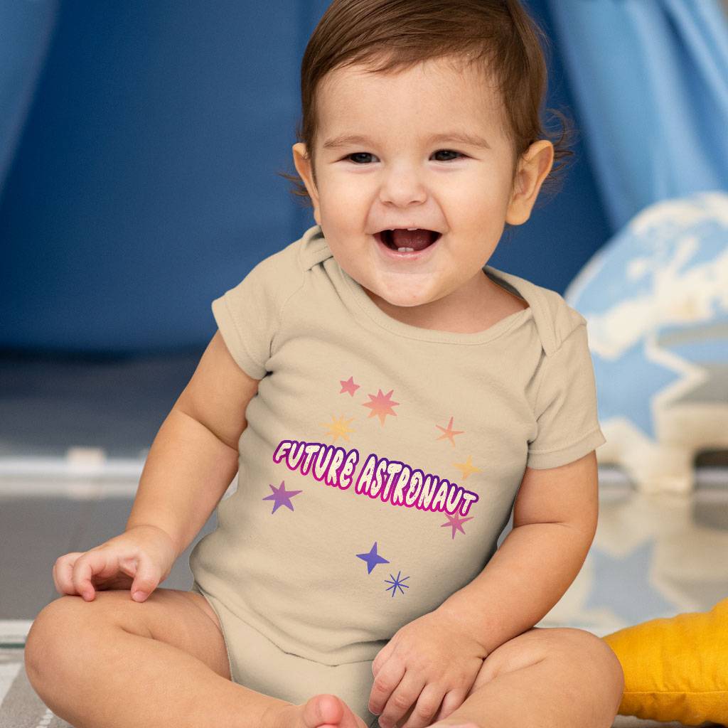 Future Astronaut Baby Jersey Onesie – Illustration Baby Bodysuit – Themed Baby One-Piece Baby Clothing Future Astronaut Baby Jersey Onesie - Illustration Baby Bodysuit - Themed Baby One-Piece Baby Clothing Color : Heather Dust|White|Yellow