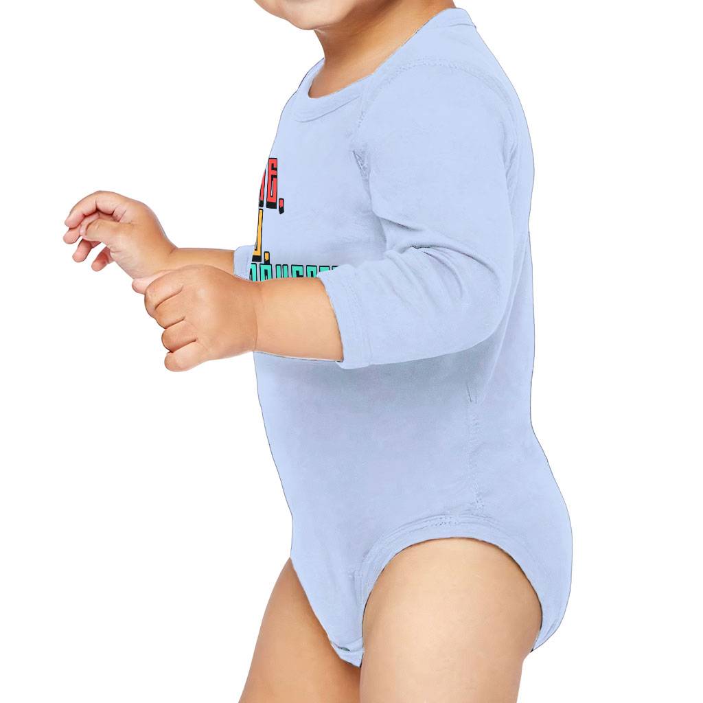 I Came I Saw I Conquered Baby Long Sleeve Onesie – Cool Baby Long Sleeve Bodysuit – Best Selling Baby One-Piece Baby Clothing Onesies I Came I Saw I Conquered Baby Long Sleeve Onesie - Cool Baby Long Sleeve Bodysuit - Best Selling Baby One-Piece Baby Clothing Onesies Color : Black|Heather|Light Blue|White