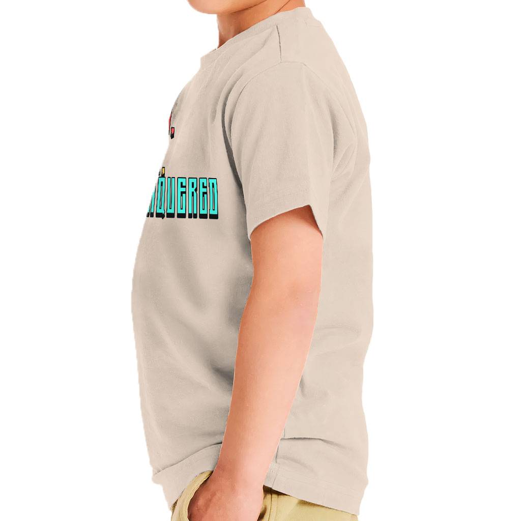 I Came I Saw I Conquered Toddler T-Shirt - Cool Kids' T-Shirt - Best Selling Tee Shirt for Toddler Toddler Clothing Color : Black|Heather Dust|True Royal|White 