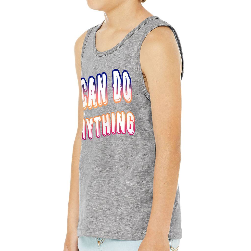 I Can Do Anything Kids’ Jersey Tank – Best Print Sleeveless T-Shirt – Graphic Kids’ Tank Top Kids’ Clothing I Can Do Anything Kids' Jersey Tank - Best Print Sleeveless T-Shirt - Graphic Kids' Tank Top Kids' Clothing Color : Athletic Heather|Black|Dark Gray Heather|White