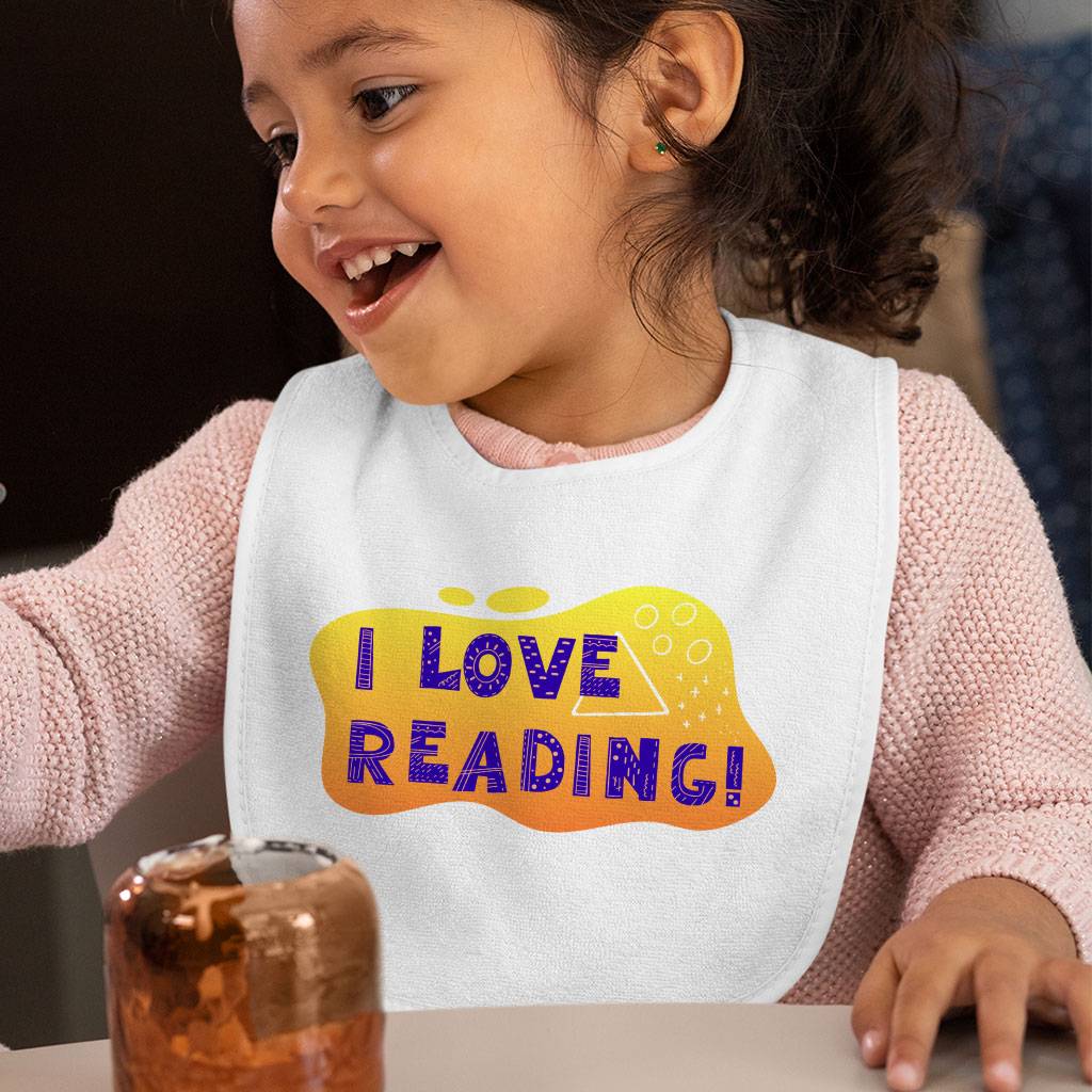 I Love Reading Baby Bibs – Cool Baby Feeding Bibs – Trendy Bibs for Eating Baby Feeding Baby Stuff I Love Reading Baby Bibs - Cool Baby Feeding Bibs - Trendy Bibs for Eating Baby Feeding Baby Stuff