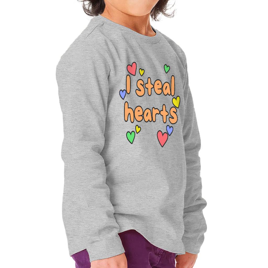 I Steal Hearts Toddler Long Sleeve T-Shirt – Cute Heart Kids’ T-Shirt – Illustration Long Sleeve Tee Toddler Clothing I Steal Hearts Toddler Long Sleeve T-Shirt - Cute Heart Kids' T-Shirt - Illustration Long Sleeve Tee Toddler Clothing Color : Athletic Heather|Black|Pink|White