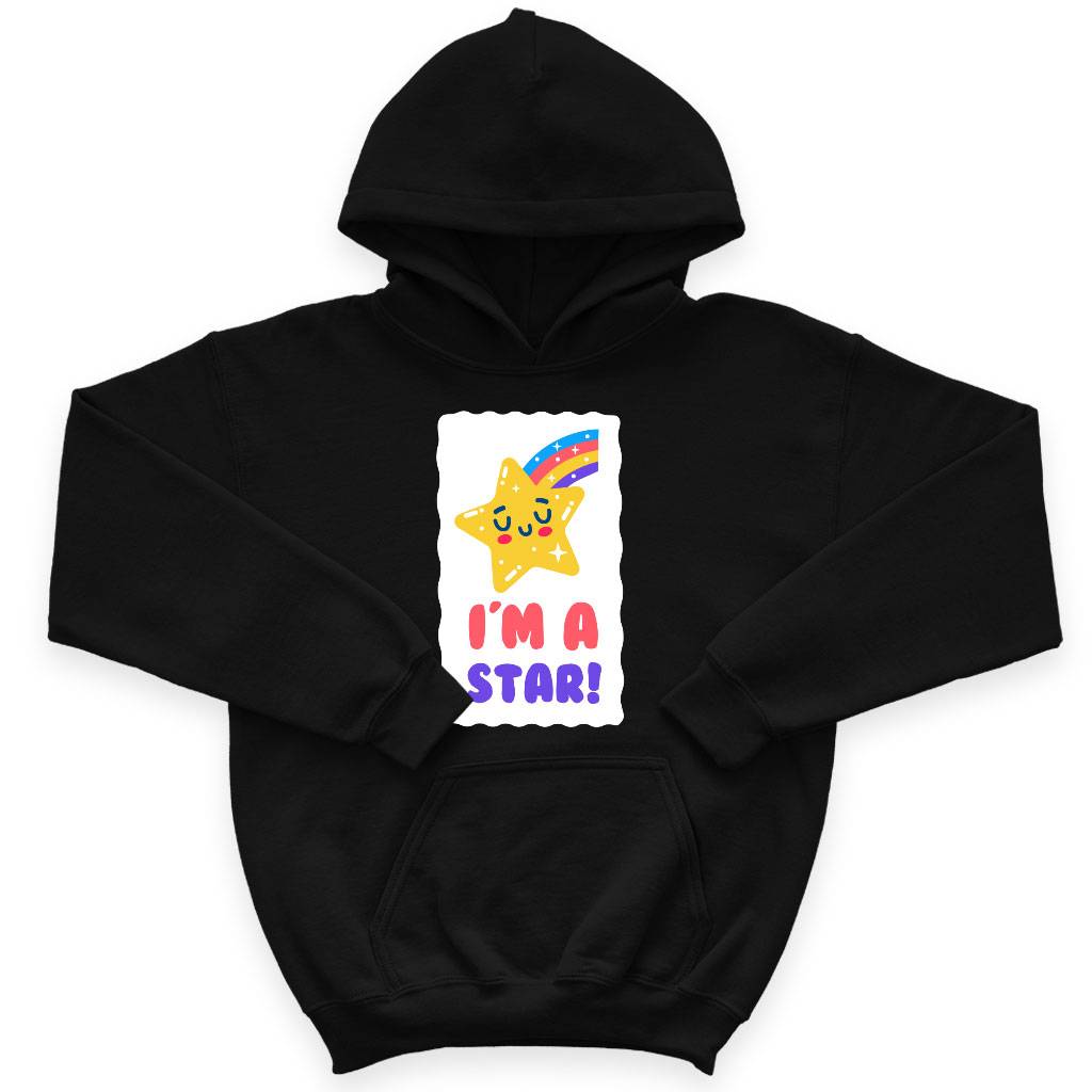 I’m a Star Kids’ Sponge Fleece Hoodie – Cute Kawaii Kids’ Hoodie – Rainbow Hoodie for Kids Kids’ Clothing I'm a Star Kids' Sponge Fleece Hoodie - Cute Kawaii Kids' Hoodie - Rainbow Hoodie for Kids Kids' Clothing Color : Athletic Heather|Black|Military Green