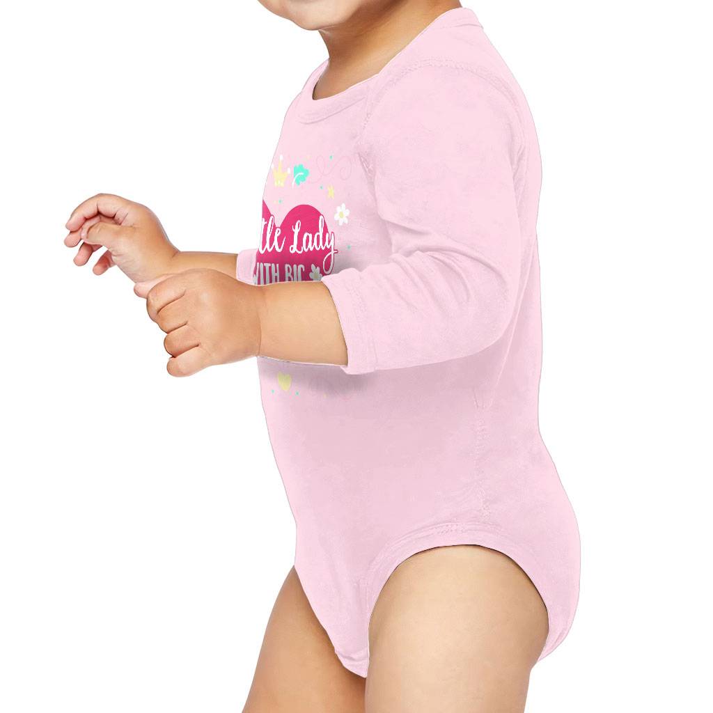 Lady Design Baby Long Sleeve Onesie – Printed Baby Long Sleeve Bodysuit – Funny Baby One-Piece Baby Clothing Lady Design Baby Long Sleeve Onesie - Printed Baby Long Sleeve Bodysuit - Funny Baby One-Piece Baby Clothing Color : Mauve|Natural|Pink|White